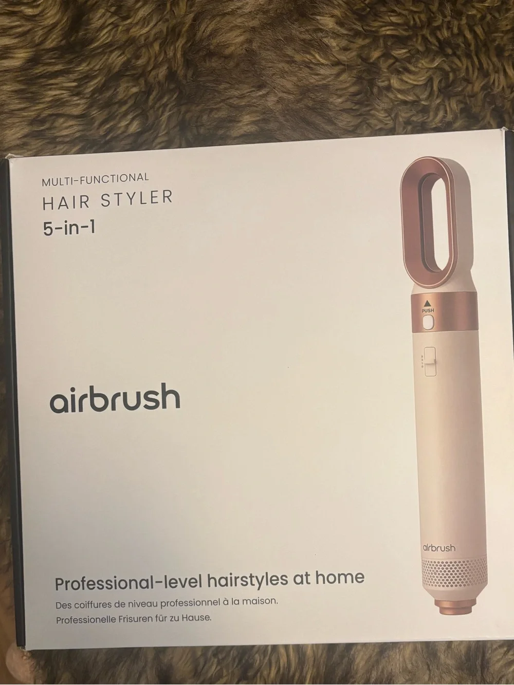 Airbrush 5-in-1 Multi-Functional Hair Styler - Rose Gold